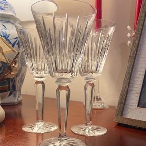 Set of 4 Lenox Crystal glasses